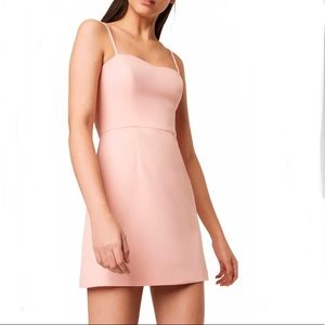 French Connection | Pale Pink Whisper Light Sweetheart Mini Dress
